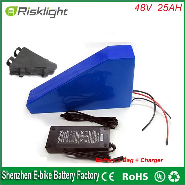 Cheap 48V 25Ah Samsung electric bicycle battery 48V 25A with free  charger 48v 25ah bafang 750w 1000w bbs03 E-bike lithium battery 6