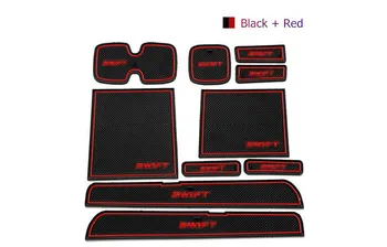 

For Suzuki Swift 2005-2014 Gate Slot Rubber Car Mat/Pad Non-Slip Car Accessories DM-155 LHD Free Shipping 3Colors 10PCS