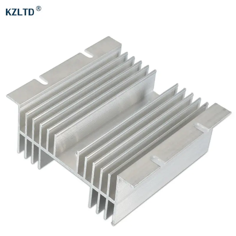 Electrical Equipments Ssr Heatsink Aluminum Heat Sink For 10A 15A 25A Single Phase Solid State Relay Heatsinks Heat Dissipation Dissipator