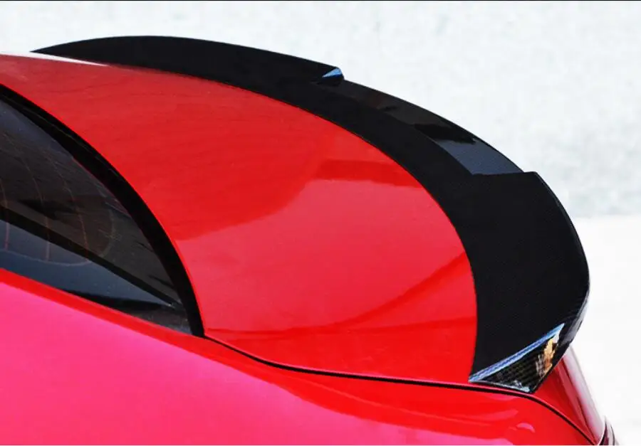 

JINGHANG ABS Car Rear Wing Trunk Lip Spoilers Fits For 14-18 Mazda 3 Axela Sedan 2014 2015 2016 2017 2018