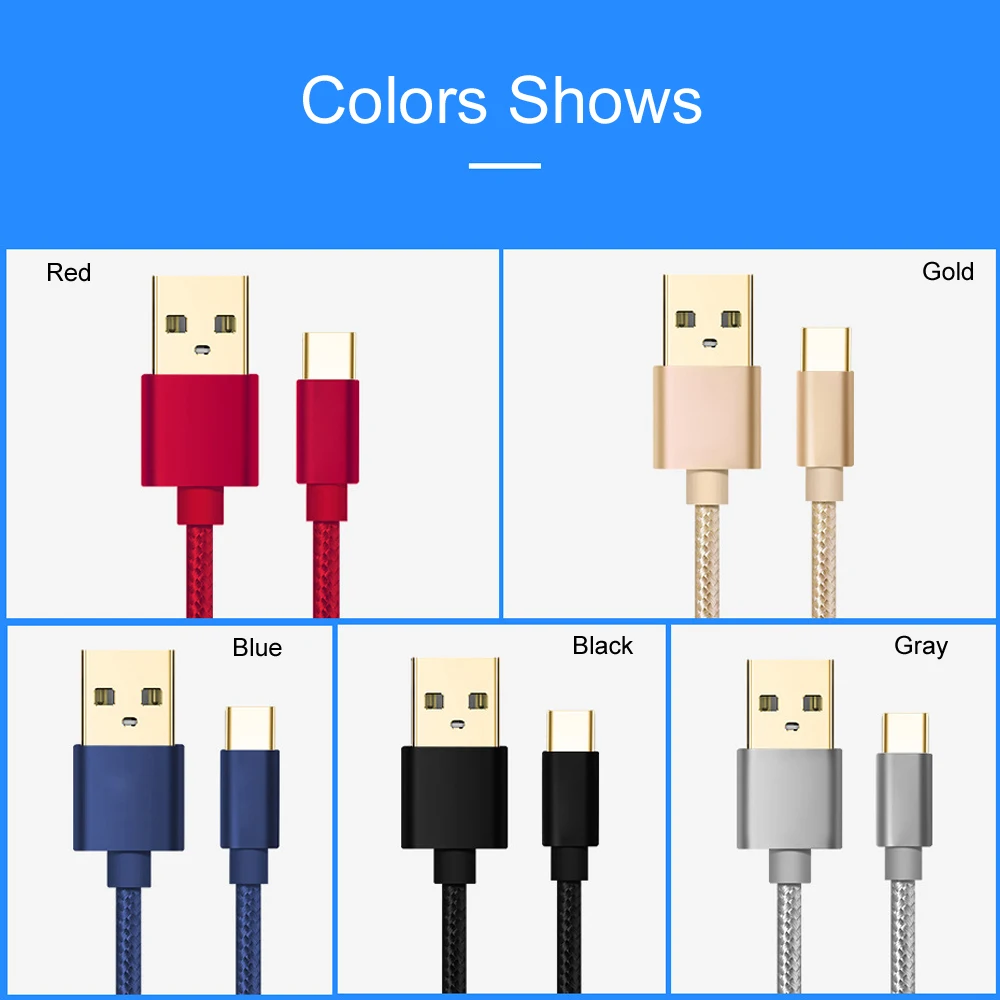 gold plated data usb cable 01