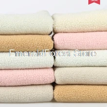 Ягненок бархат Шу хлопок плюшевая кукольная одежда diy подкладка плюс бархат толстая ткань 50cn* 160 см