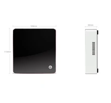 Маленький компьютер есть 1 * Mini DP, 1 * HDMI, 1 * Тип-c, 2 * USB 2.0, 2 * USB3.0 wihe 108*113*40 мм тела