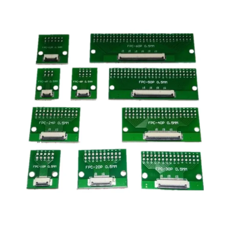 1 шт. FPC/FFC плоская кабельная трансферная пластина DIP DIY 0 5 мм расстояние разъем 6P 8P