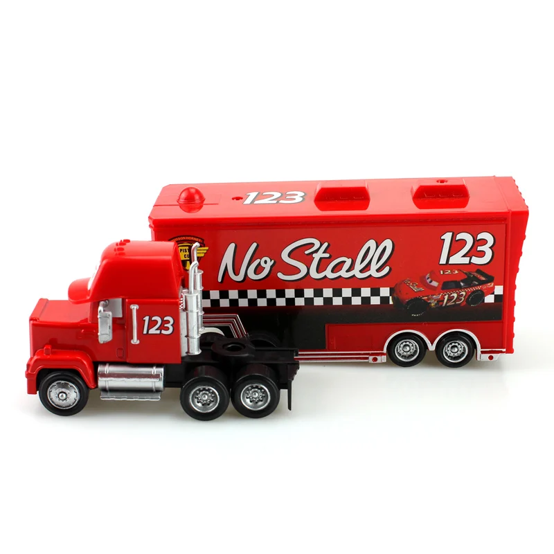 Новый Disney Pixar машина номер racer Mack Грузовик грузовик 1:55 Diecast металлического сплава