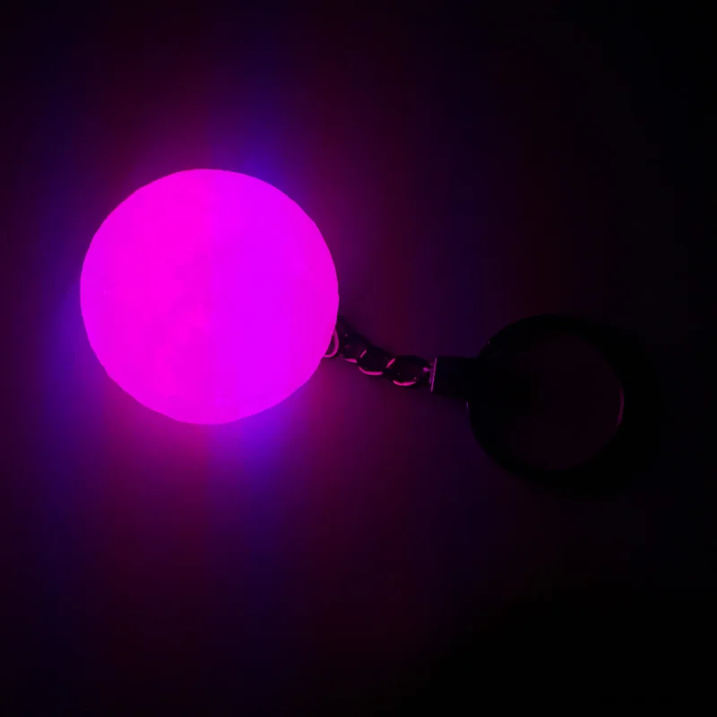 Mini 3D Print Moon Lamp 4cm LED Night Lights Novelty Moon Lamps Keychain Button Battery Powered Key Holder Bag Pendant Baby Gift (6)