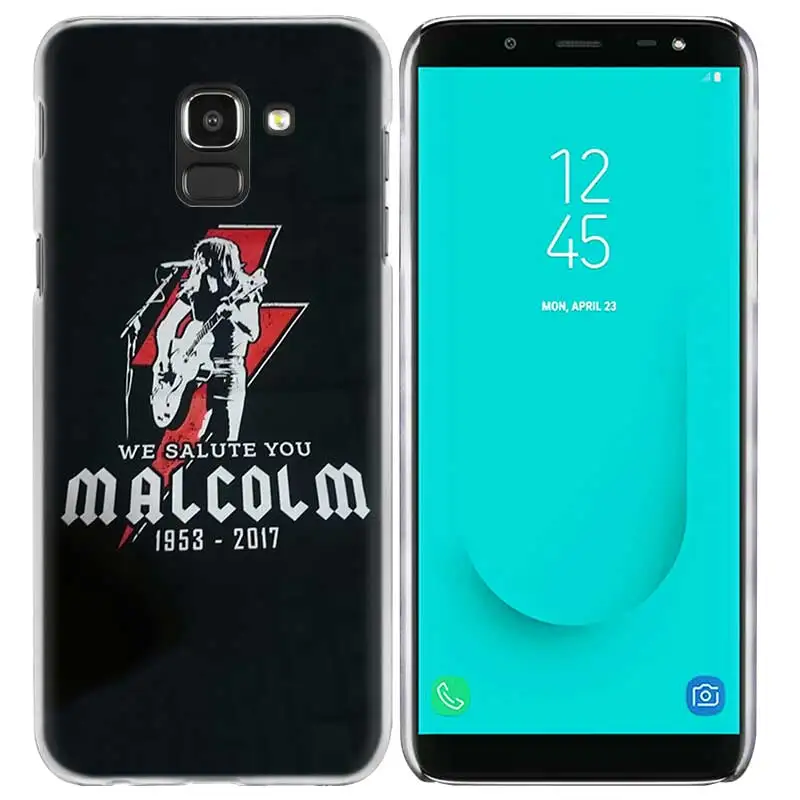 ACDC рок Жесткий ПК чехол КРЫШКА ДЛЯ samsung Galaxy A50 A30 A10 S10 S10e плюс A9 A8 A7 A6 плюс A9 Star Lite M30 M20 M10 Fundas - Цвет: 07