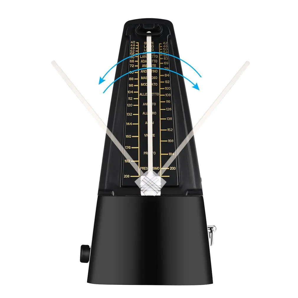 Традиционный Заводной механический метроном для фортепиано гитара бас барабан скрипка Музыкальные инструменты музыканты
