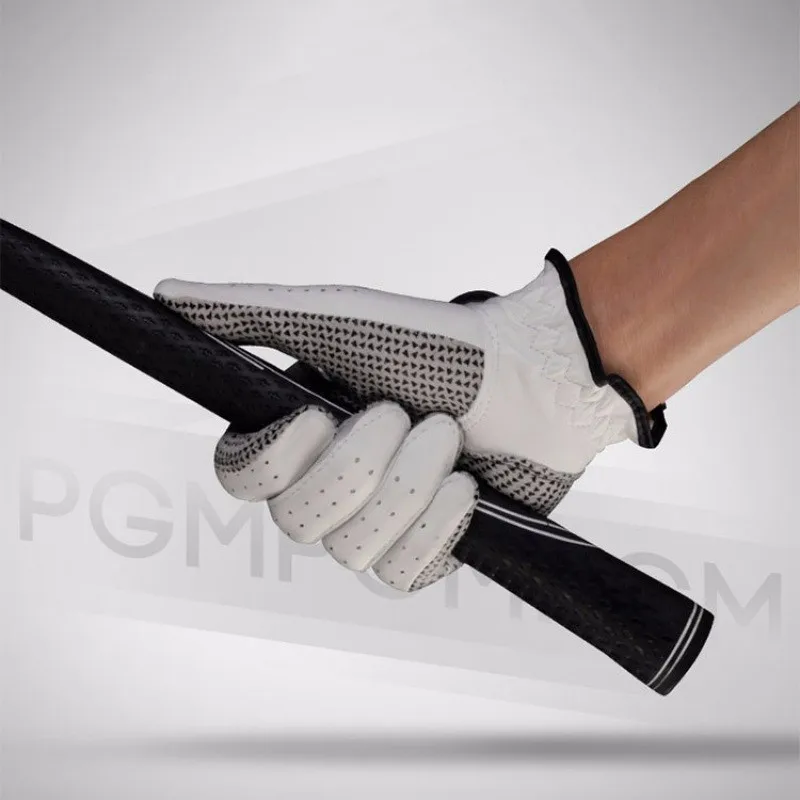 Перчатки для гольфа мужские Противоскользящие дизайнерские перчатки из натуральной кожи дышащие спортивные перчатки для левой и правой руки