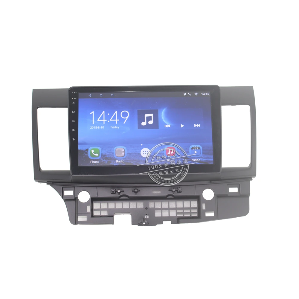 Повесить xian 10,1 "4 ядра Android 7,0 DVD плеер автомобиля для MITSUBISHI Lancer 2014 радио gps навигации BT, wi fi, МЖК