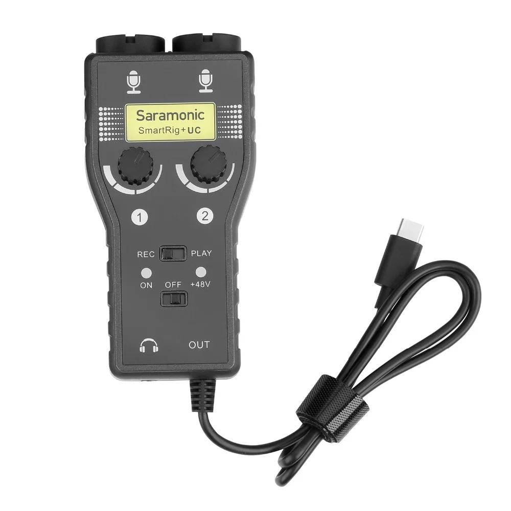 Saramonic SmartRig+ UC 2 Track XLR & 3.5mm Microphone