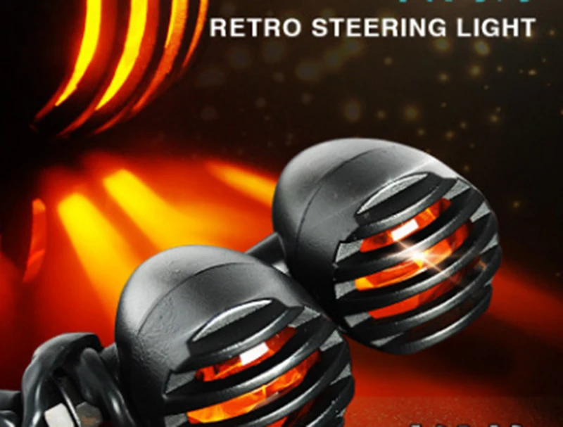 

retro steering light for any kinds of motorcycles