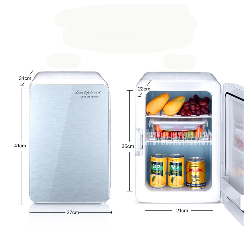 F-L18SA Портативный морозильник 20 л мини-холодильник автомобиля домой двойной Применение компактный автомобильный холодильник 12/220 V