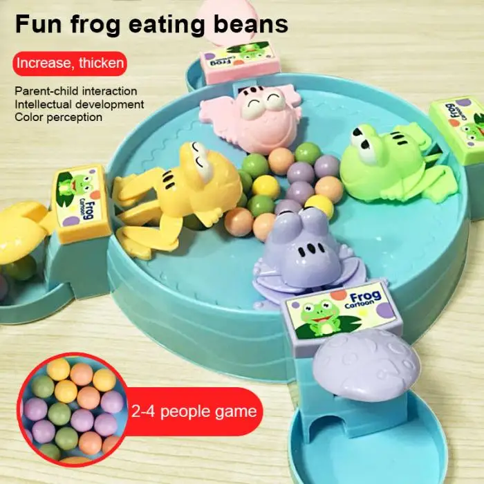 1 компл. Голодный лягушка ест игрушки-бобы игры Конкурентные подарок на день рождения для детей S7JN