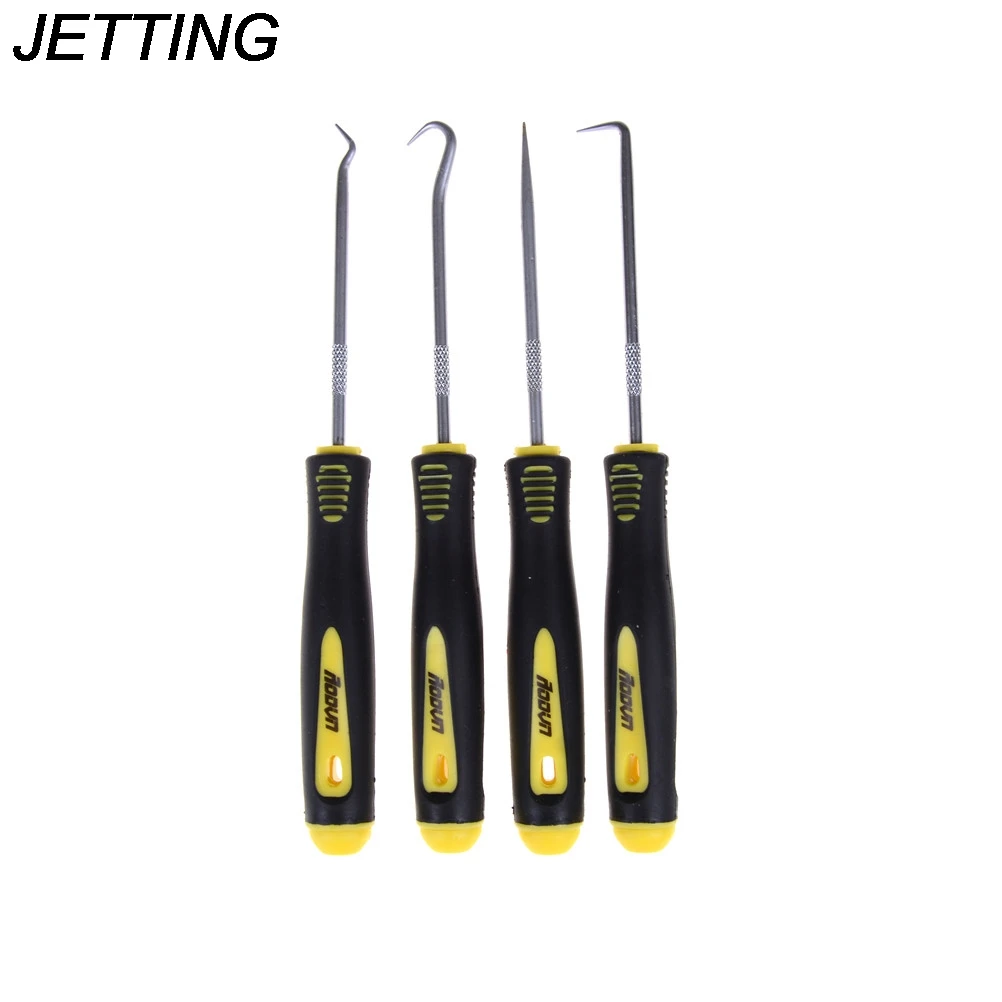 4Pcs 1Set Durable Car Hook Oil Seal O-Ring Seal Remover Pick Set Craft Hand Tool