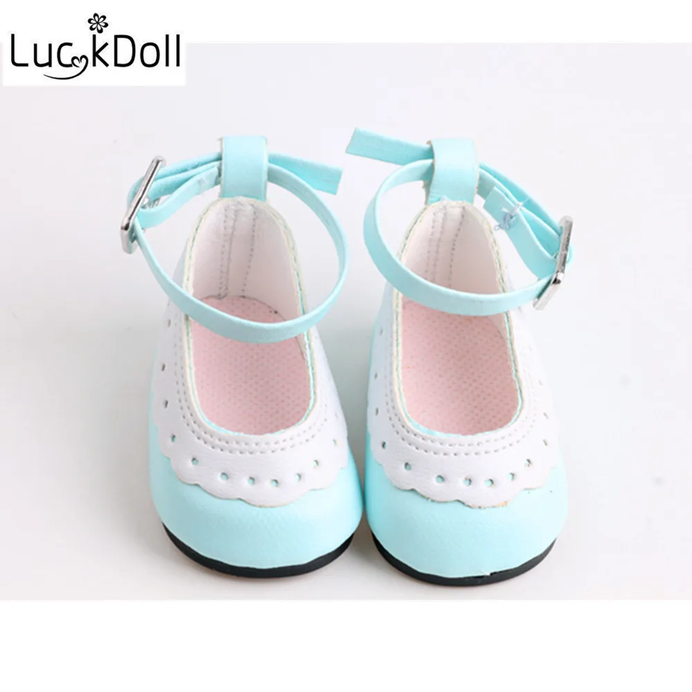 

Luckdoll Gorgeous Round-toe Shoes for 18 Inch American Girl Dolls Accessories for Dolls