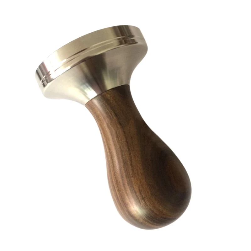 

Coffee Tamper Stamping Plate Panar Sandalwood Handle Powder Hammer Coffee Accessories 51mm TT-best