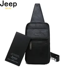JEEP BULUO High Quality Split Leather Shoulder Crossbody Bag Men Chest Bags For Young Man Famous Brand Sling Bags JEEP BULUO High Quality Split Leather Shoulder Crossbody Bag Men Chest Bags For Young Man Famous Brand Sling Bags