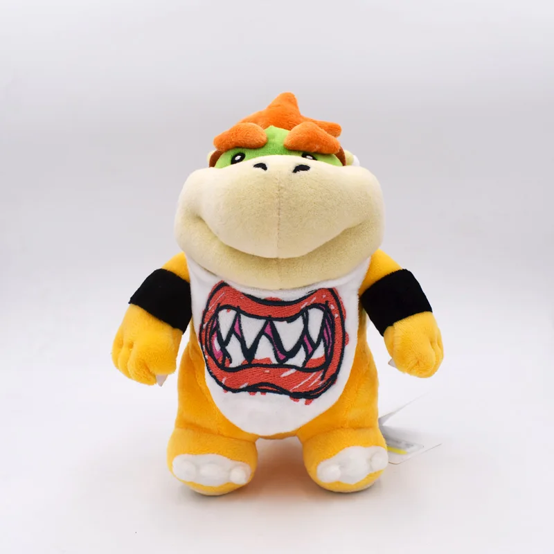 High Quality Super Mario Bros Bowser Jr Plush Toy Bowser Figure Stuffed Dolls 8