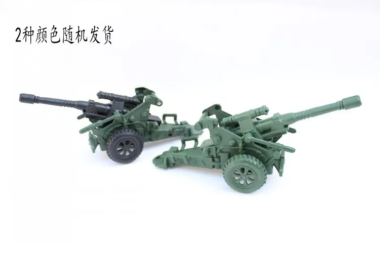 3x Simulation Military Cannon Howitzer Model Sand Table Decor Kids Toy Gift 