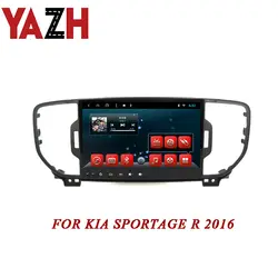 YAZH 2 DIN HD Авторадио Автомобильная магнитола на андроид для Kia Sportage R 2016 gps/навигационная система ГЛОНАСС 2 ГБ 32 ГБ радио без DVD CD плеер