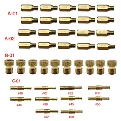 10 шт. набор жиклер или основной струи для PWK Keihin OKO CVK Mikuni KOSO МОТОЦИКЛ КАРБЮРАТОР тиски форсунки