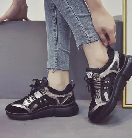 

2018 autumn new old shoes tide sexy ladies casual shoes low to help shoes