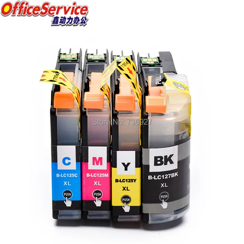 Compatible ink Cartridge LC127 LC125 For Brother MFC-J4410DW J4510DW J4610DW J4710DW J6520DW J6720DW J6920DW printer | Компьютеры и