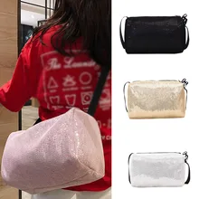 Большая Вместительная дорожная сумка с блестками, легкая складная сумка для йоги, сумка для фитнеса, ручная сумка для багажа