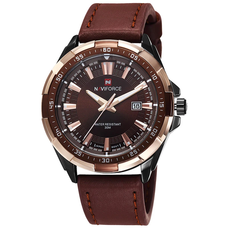  NAVIFORCE Mens Watches Top Luxury Brand Fashion Sport Watches Men Waterproof Quartz Clock Male Army