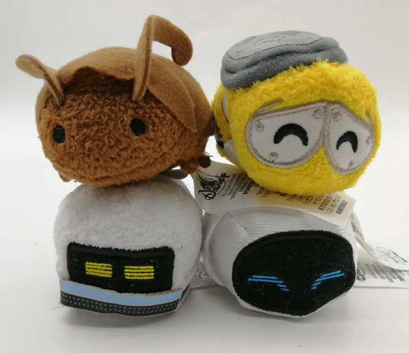 2018 New TSUM TSUM Pixar's WALL E, EVE, M O, and Hal Mini Soft Plush