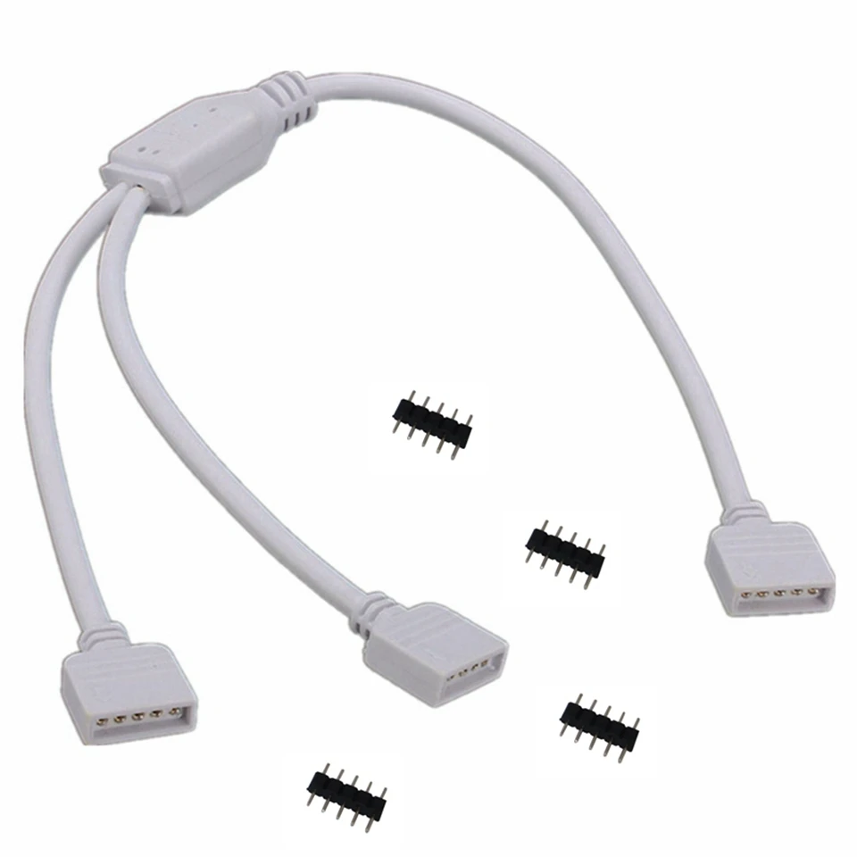 4 контактный 5 RGB коннектор кабель RGBW Женский удлинитель от 1 до 2 3 Мб для 5050 3528 RGBWW