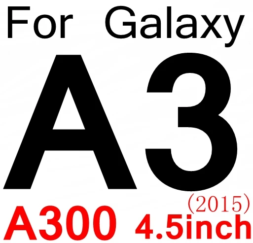 2 шт. закаленное Стекло для samsung Galaxy A3 A5 A7 A300 A510 A310 S5 S6 J5 J7 j510 j710 Экран защитная плёнка для НУА Вэй sklo - Цвет: A3 2015