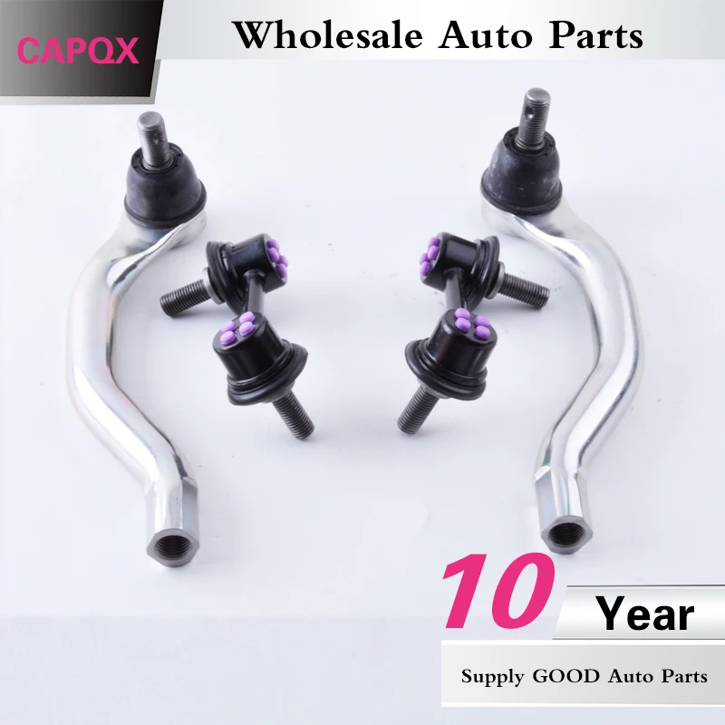 

CAPQX 4PCS Tie Rod End & Front Sway Bar Link STABILIZER LINK For HONDA CIVIC FA1 FD1 FD2 2006 2007 2008 2009 2010 2011