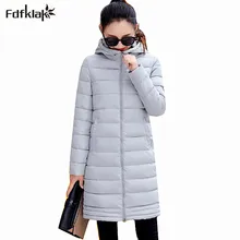 Fdfklak New Korean Winter Outerwear Women Winter font b Jacket b font Women s Slim Long