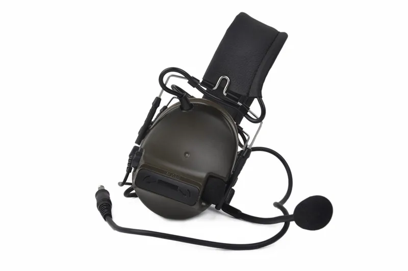 Fone de Ouvido com Cancelamento de Ruído Fone de Ouvido para Tiro e Caça Z-tac Tático Airsoft Aviação Peltor Comtac Iii Softair Ativo Z051 16 Esporte e Lazer