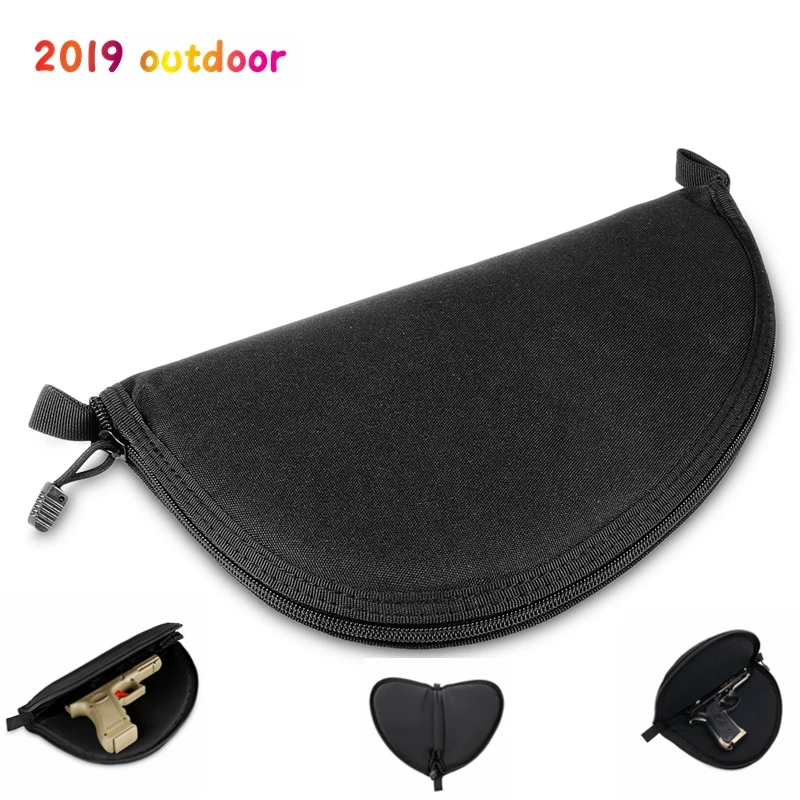 

New Tactical Hunting Package Gun Package Hot Pistol Pack Pistol Pack IPSC Zip Open on Two Sides Half Circle shape Hand Gun Bag