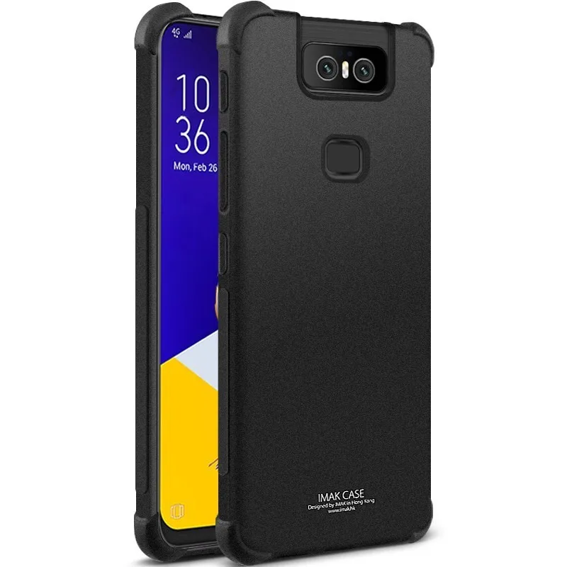 

IMAK for Asus ZenFone 6 ZS630KL Case Cover Shock-Resistant Shockproof Soft TPU Back Cover Case for Asus ZenFone 6 ZS630KL