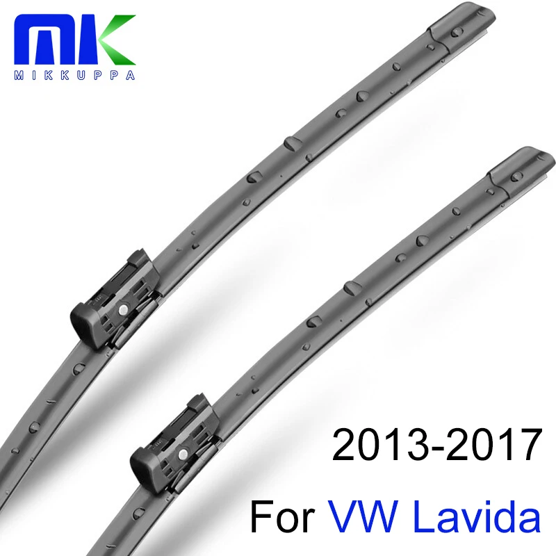 Mikkuppa спереди и сзади щетка лезвия для VW Lavida 2013 2014 2015 2016 2017 натуральный каучук Авто интимные аксессуары