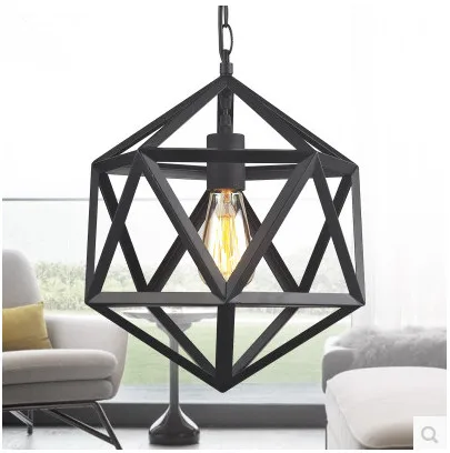 

Nordic Minimalist Loft Single Head Iron Chandelier Modern Living Room Lights Restaurant Cafe Bar Chandelier Lights