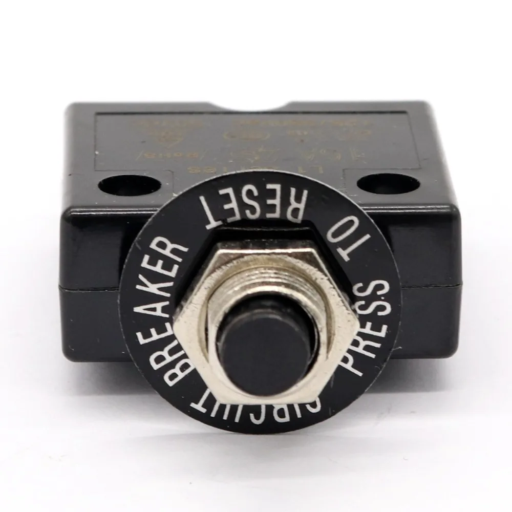 5AMP Push Button Manual Reset Thermal Circuit Breaker Overload Switch