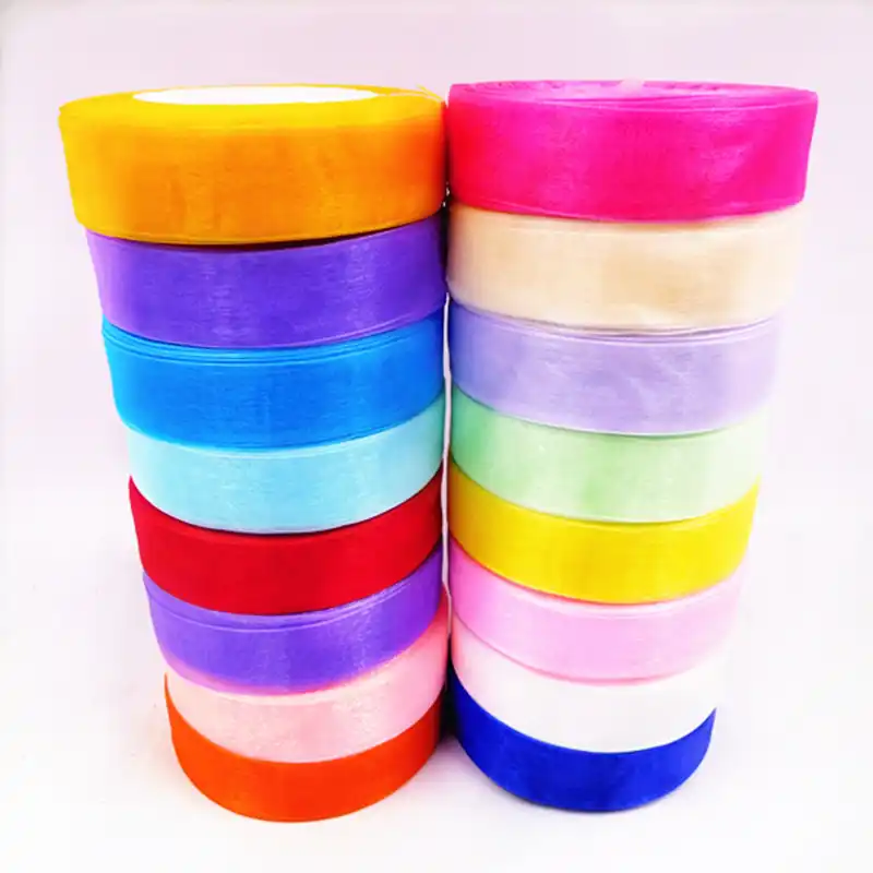 Органза для украшения дома и сада 2 5 см 45 м в рулоне|sewing supplies|sewing organzaroll organza |