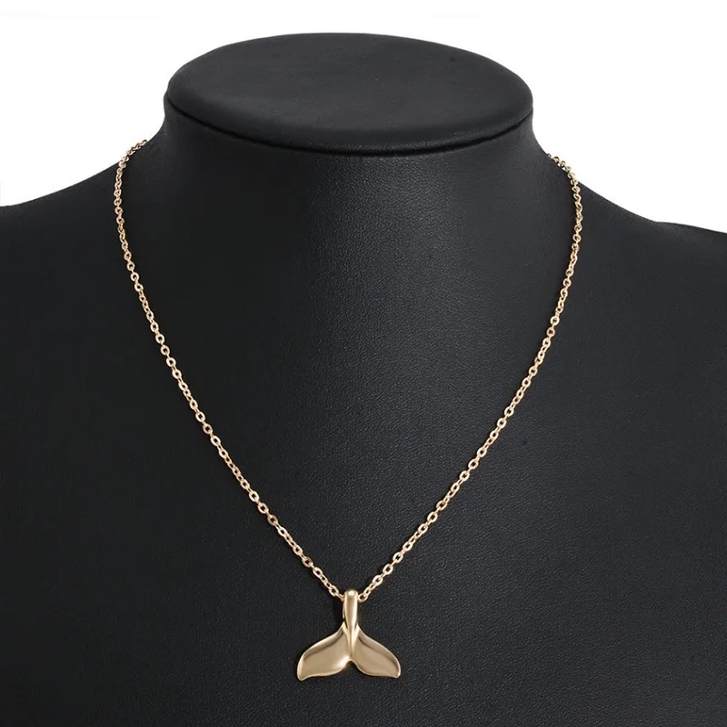 

Fashion Classics Keepsake Necklace Fish Tail Nautical Charm Mermaid Tail Pendant Neckalces Plated Jewelry For Women