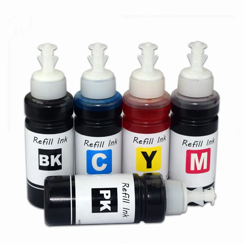 

5 color *100ml Dye Pigment Ink for Epson Expression Premium XP600 XP520 XP610 XP800 XP810 XP820 XP605 XP700 XP710