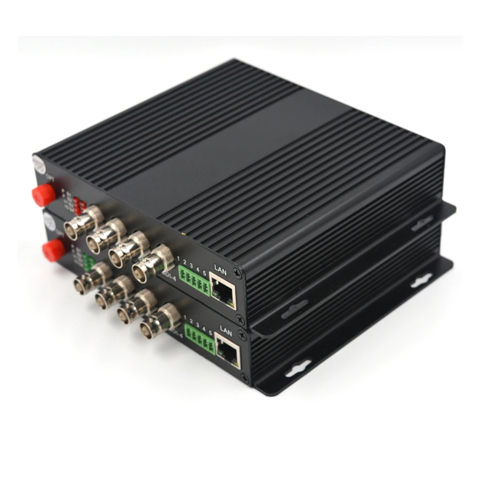 Высокое качество 4 канала HD SDI видео/аудио/Ethernet по волоконно оптическим медиа
