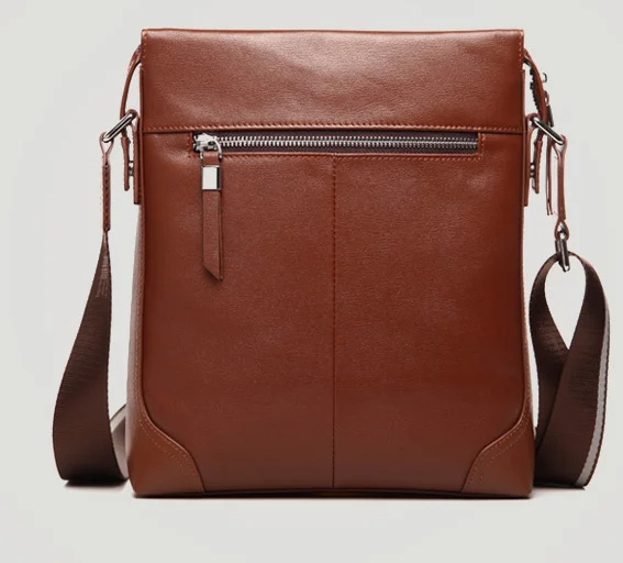 Brown Tasche P 2017 Schulter Kuone New Business Männer Fashion Casual tasche Crossbody Mannkurierbeutel Rindsleder Echtes Leder ffRxZw0