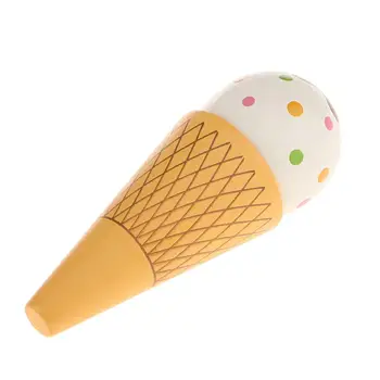 

Magnet Cut Toy Magnetic Wooden Food Assemble Toys Educational Child Gift - ice cream #1