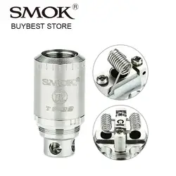 Оригинал SMOK TFV4 РБА двойной катушкой VS РБА одной катушки DIY катушка для обслуживаемого испарителя головы для курения TF-V4 танк электронная