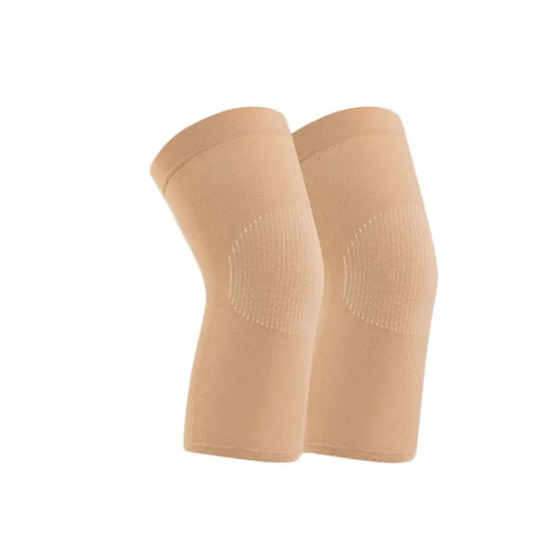 1 Pair knitted Knee Pad Wrap Elastic Knee Brace Support For Volleyball Running Sports Safety Knee Protector Wholesale 30ST10 (7)