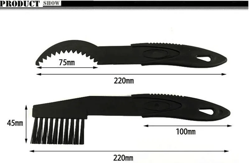 AQQ пластиковая велосипедная мотоциклетная велосипедная щетка для чистки цепи зубчатая Гранж щетка очиститель уличные очистители скруббер инструменты